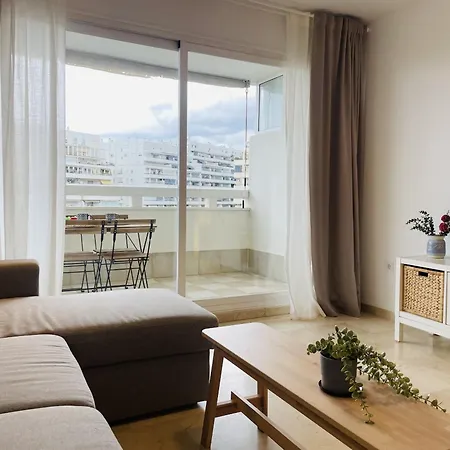 Апартаменты Sol De Con Vistas Al Mar, Piscina Y Cerca De La Playa Марбелья